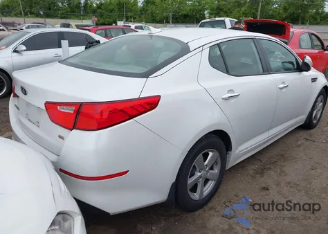 2014 Kia Optima Lx из США, поврежденный, VIN 5XXGM4A74EG345401
